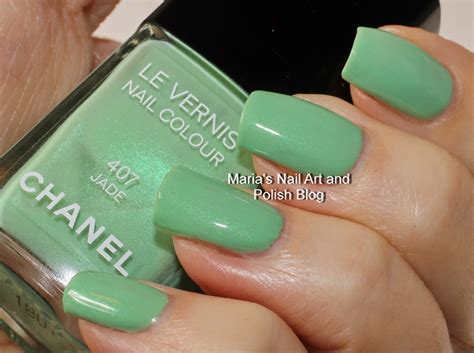 chanel 407 jade nail polish|CHANEL Jade 407 .